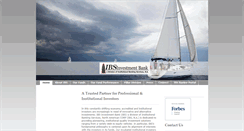 Desktop Screenshot of ibsinvestmentbank.com